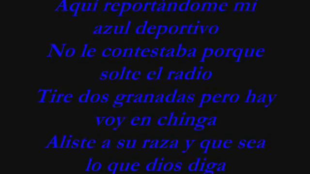 La Hummer y El Camaro Letra смотреть онлайн