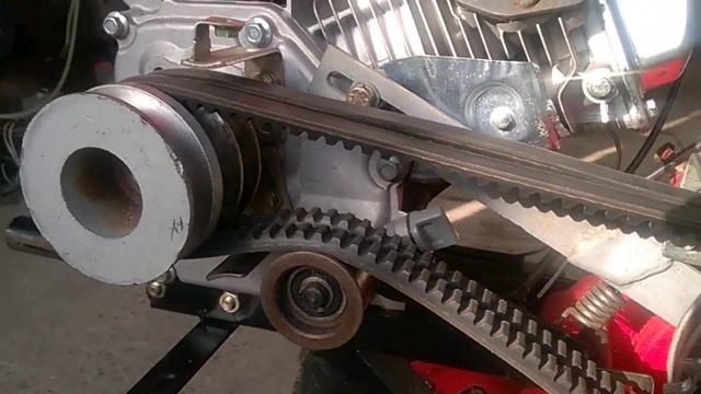 Регулировка ремней // Обслуживание мотоблока