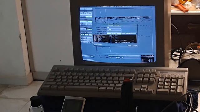 Commodore Amiga 2000 Resurrection: A2630 Roms update V7; test with LightWave3.5, Vlab Demos, part#1 смотреть онлайн