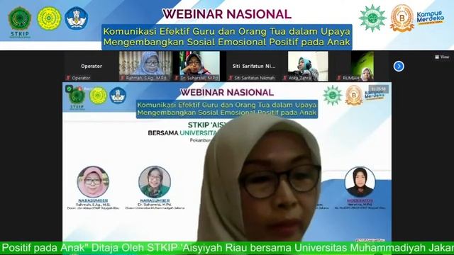 Webinar Nasional Komunikasi Efektif Guru dan Orang Tua || STKIP 'Aisyiyah Riau bersama UMJ смотреть онлайн