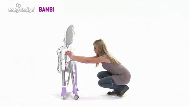 Baby Design Bambi - krzesełko do karmienia - TOSIA.pl смотреть онлайн