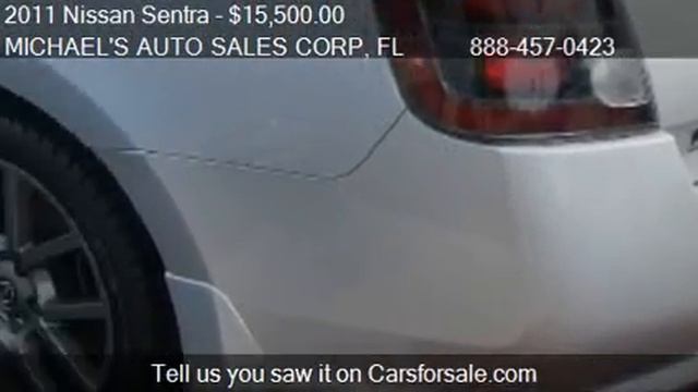 2011 Nissan Sentra SE-R - for sale in Hollywood, FL 33023 смотреть онлайн