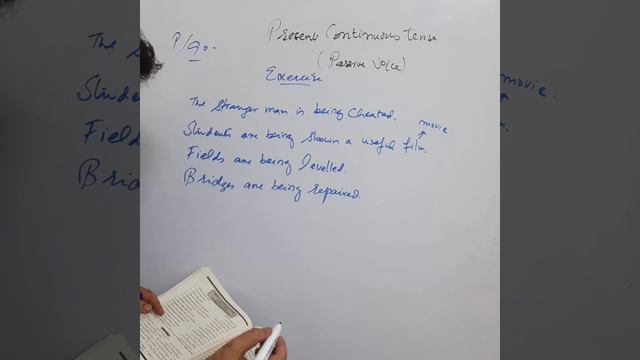 English Grammar, PTB, Present Continuous Tense (Passive Voice) Exercise, Page 90 смотреть онлайн