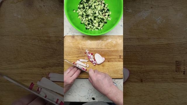 #Окрошка с #сервелатом #финский Вкусная ОКРОШКА! | Рецепт #Окрошка на #Кефире смотреть онлайн