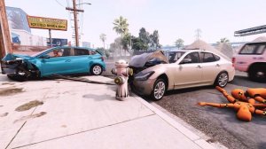 Realistic Car Crashes and Dangerous Driving (02) BeamNG Drive