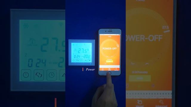 TDS23 Wifi Room Thermostat Work with Google Home Alexa смотреть онлайн