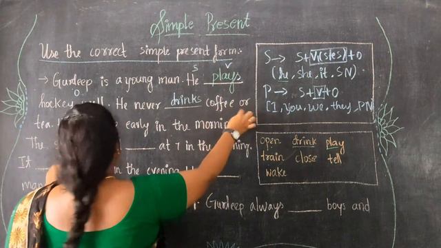 Exercise - Simple Present Class 3 English смотреть онлайн