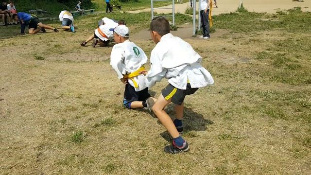 8-10 лет круговая тренировка в кимоно.Дзюдо смотреть онлайн