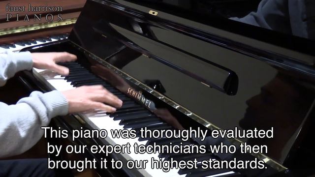 Schimmel Upright Piano, Polished Ebony, Model 132 Serial# 291850 смотреть онлайн