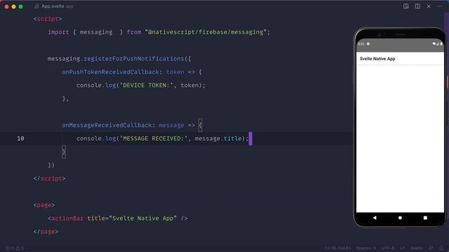Nativescript Android Push Notifications смотреть онлайн