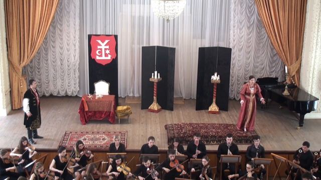 Сцена кабинета. Ария и дуэт Мазепы с Марией из оперы П.Чайковского "Мазепа". смотреть онлайн