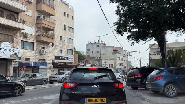 Driving in NAZARETH (where Jesus spent his childhood and youth) 🎄2024. смотреть онлайн