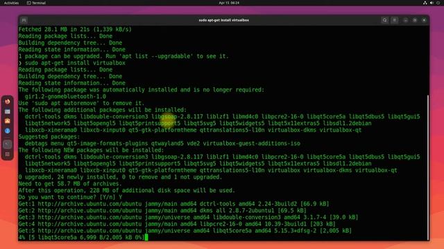 How to Install VirtualBox on Ubuntu 22.04 Jammy Jellyfish + Extensions Pack - VM VirtualBox смотреть онлайн