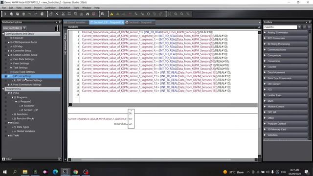 NX102 OPC UA K6PM K6CM Node-RED Dashboard Smart Phone Monitor IIoT смотреть онлайн