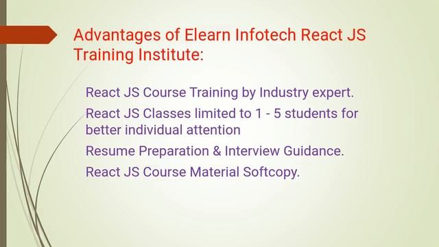 React JS Course in Hyderabad смотреть онлайн