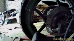 Как Снять Заднее Колесо на Мотоцикле