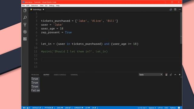 20 - Logical Operators ( and; or; not ) | Python Tutorials смотреть онлайн