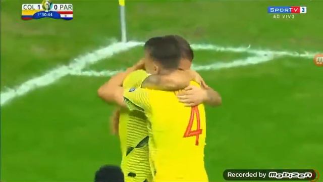 Колумбия-Парагвай 1:0 , Колумбия с 9-ью очками выходит в плей офф!!! смотреть онлайн