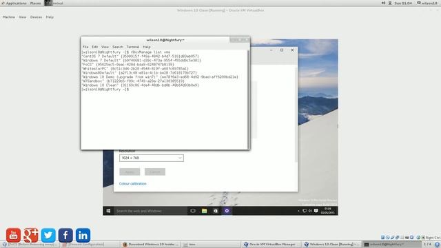 Changing Resolution on Windows 10 VirtualBox [Pro Insider Preview - Build 10074] смотреть онлайн
