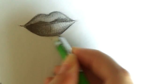 РИСУЕМ СКЕТЧИ Как нарисовать губы простым карандашом смотреть онлайн