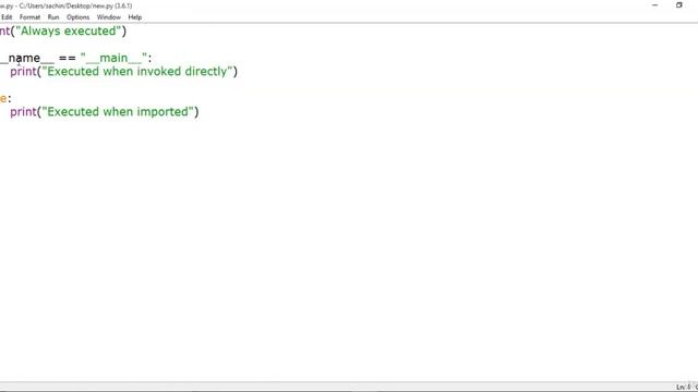 if ___name___ == ___main___ in Python смотреть онлайн