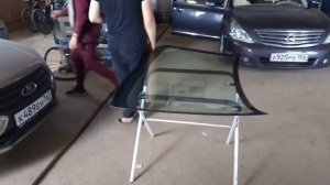 Lada Granta FL как она есть. Замена лобового стекла.