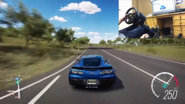 FORZA HORIZON 3-CHEVROLET CORVETTE C7 R смотреть онлайн