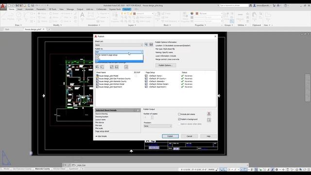 Publish PDF Autocad Englis #23 смотреть онлайн
