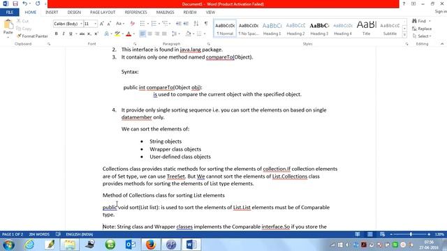 Java Comparable Interface смотреть онлайн