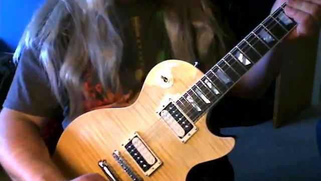 Vaschenko Custom Built Handmade Natural Blond Les Paul Standard Guitar Demonstration & Reveiw смотреть онлайн