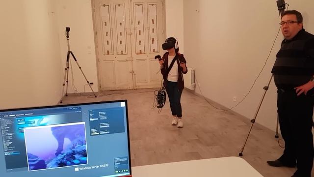 Wireless VR on HTC Vive by Scalable Graphics смотреть онлайн