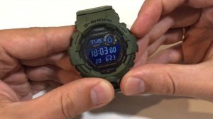 Casio G-SHOCK gbd-800. Надежные часы с блютуз и шагомером.