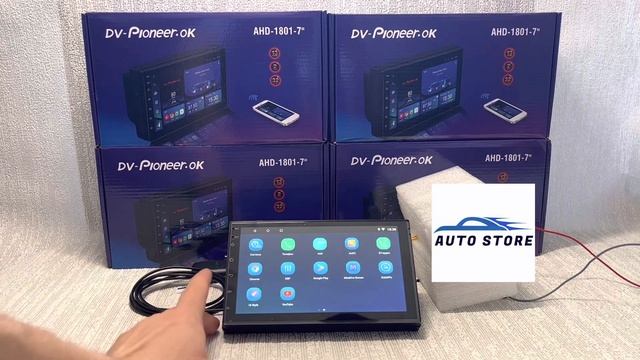 Работа автомагнитолы Pioneer.ok AHD-1801-7” смотреть онлайн