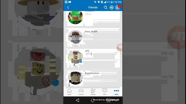 Roblox My friends list смотреть онлайн