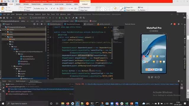 OHOS UI Components & Layout смотреть онлайн