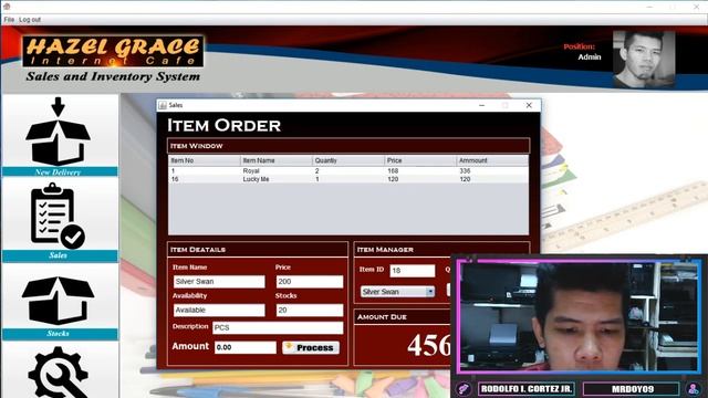 INVENTORY SYSTEM WITH PRINT REPORTS USING JAVA смотреть онлайн