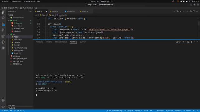 API call in REACT App_(Task-2) смотреть онлайн