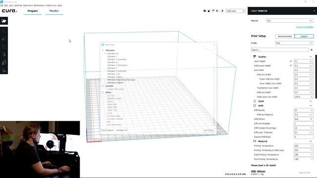 HE3D Ei3 Full Metal TRIPLE Extruder 3D-Printer Review w/Cura Settings смотреть онлайн