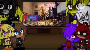 Fnia react to Fazbear frights Pt 1 into the pit 💜Gacha club💜
