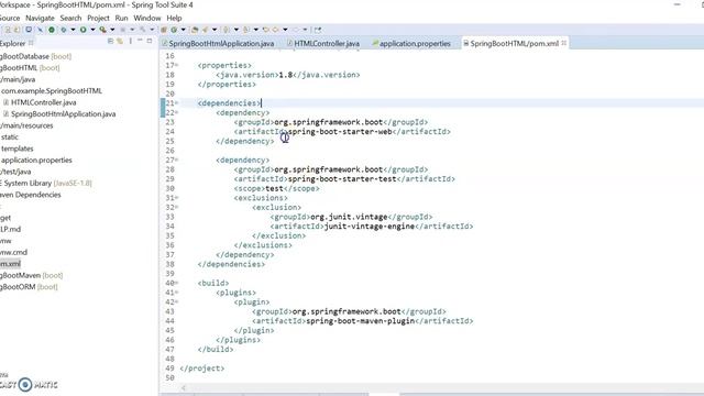 Spring boot - HTML Views using Thymeleaf смотреть онлайн