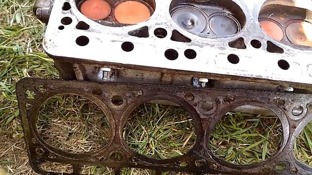 Пробило прокладку - 1 (снятие гбц) смотреть онлайн