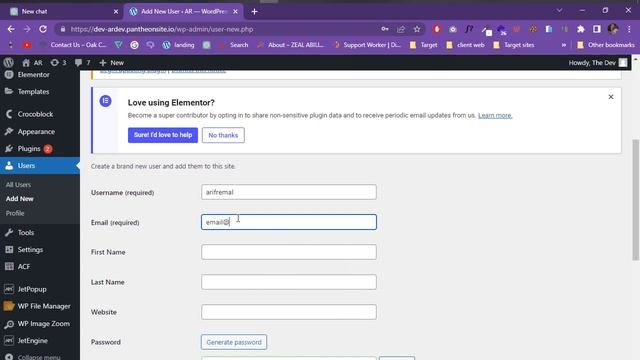 How to Add a User in WordPress Dashboard | Arif Remal смотреть онлайн