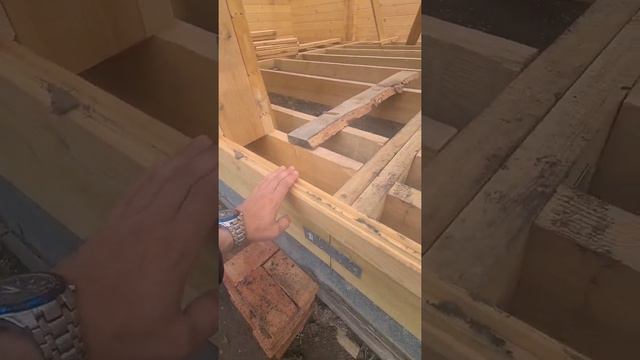 В какой последовательности происходит строительство наших домов #домподключ #двойнойбрус #строимдом смотреть онлайн