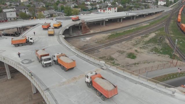 Испытание путепровода Западный обход Бреста смотреть онлайн