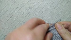 Самый простой способ как вязать спицами ровные петли, ровное полотно лицевой и изнаночной гладью.