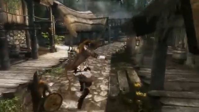 Skyrim - New Animation of Forward Jump смотреть онлайн