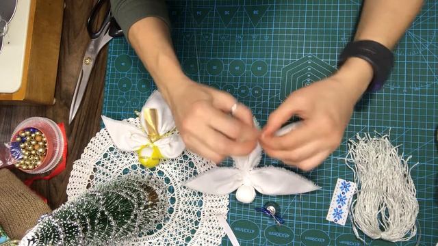 Рождественнский Ангел кукла Мотанка. Мастер-класс №12 смотреть онлайн