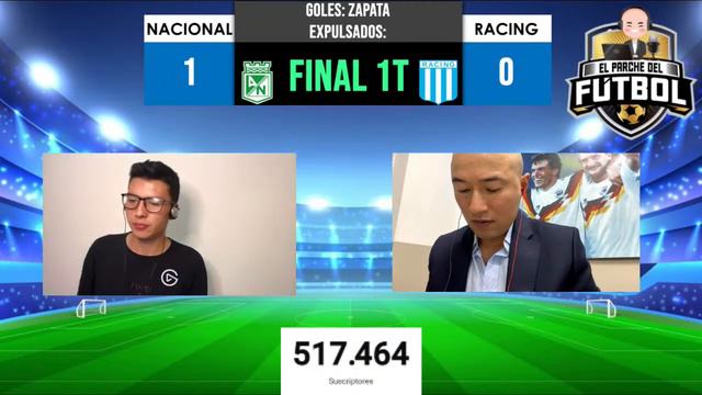 Atlético Nacional 4 vs Racing 2 - Octavos de final ida - Copa Libertadores 2023 смотреть онлайн
