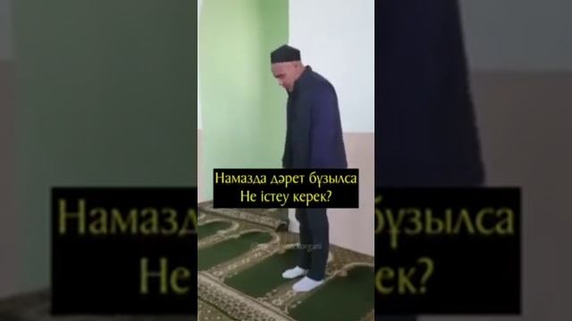 Намазда дәрет бұзылса не істеу керек? смотреть онлайн