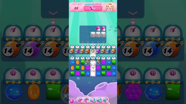 Candy Crush Saga Level 142 WOW !! In ONLY 5 moves!! #candycrush #candycrushsaga #games #freetopla смотреть онлайн
